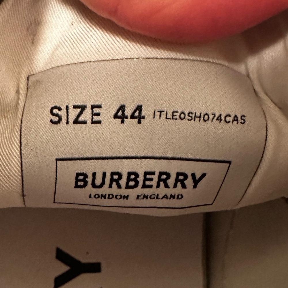 Burberry Men's Vintage Check Low-Top Sneakers - Picture 10 of 11